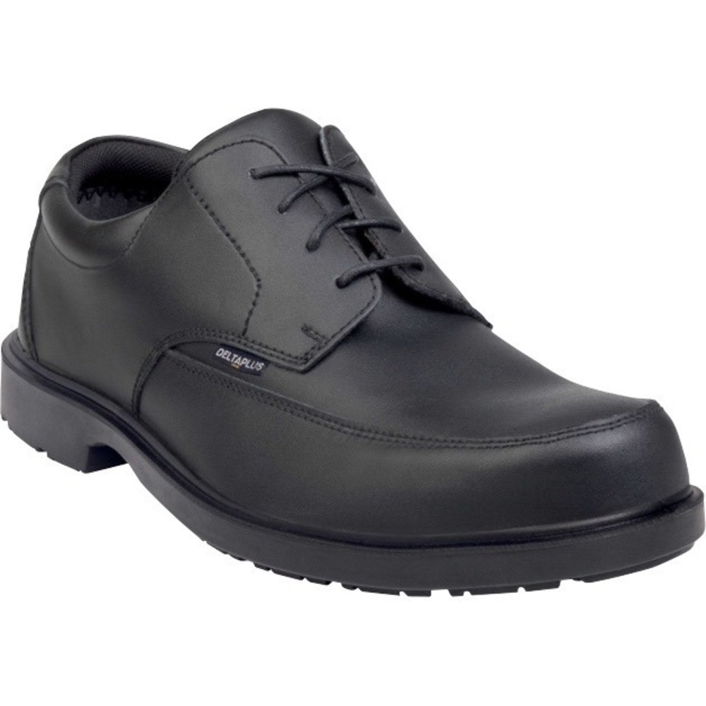 NIB Delta Plus Bristol2 S3S Black Leather Composite Toe Safety Work Shoes Sz 10